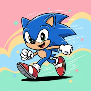 Kolorowanki Sonic