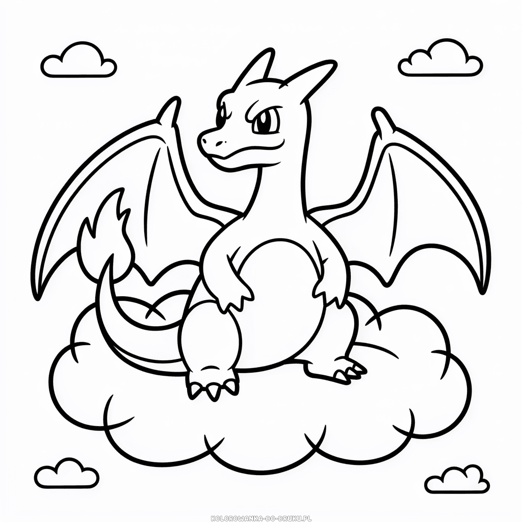 Kolorowanka Do Wydrukowania Charizard