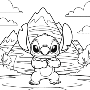 Kolorowanka Trudny Stitch
