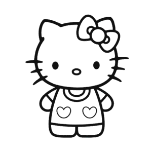 Kolorowanka Hello Kitty dla Dorosłych