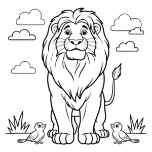 Kolorowanka Mufasa Król Lew
