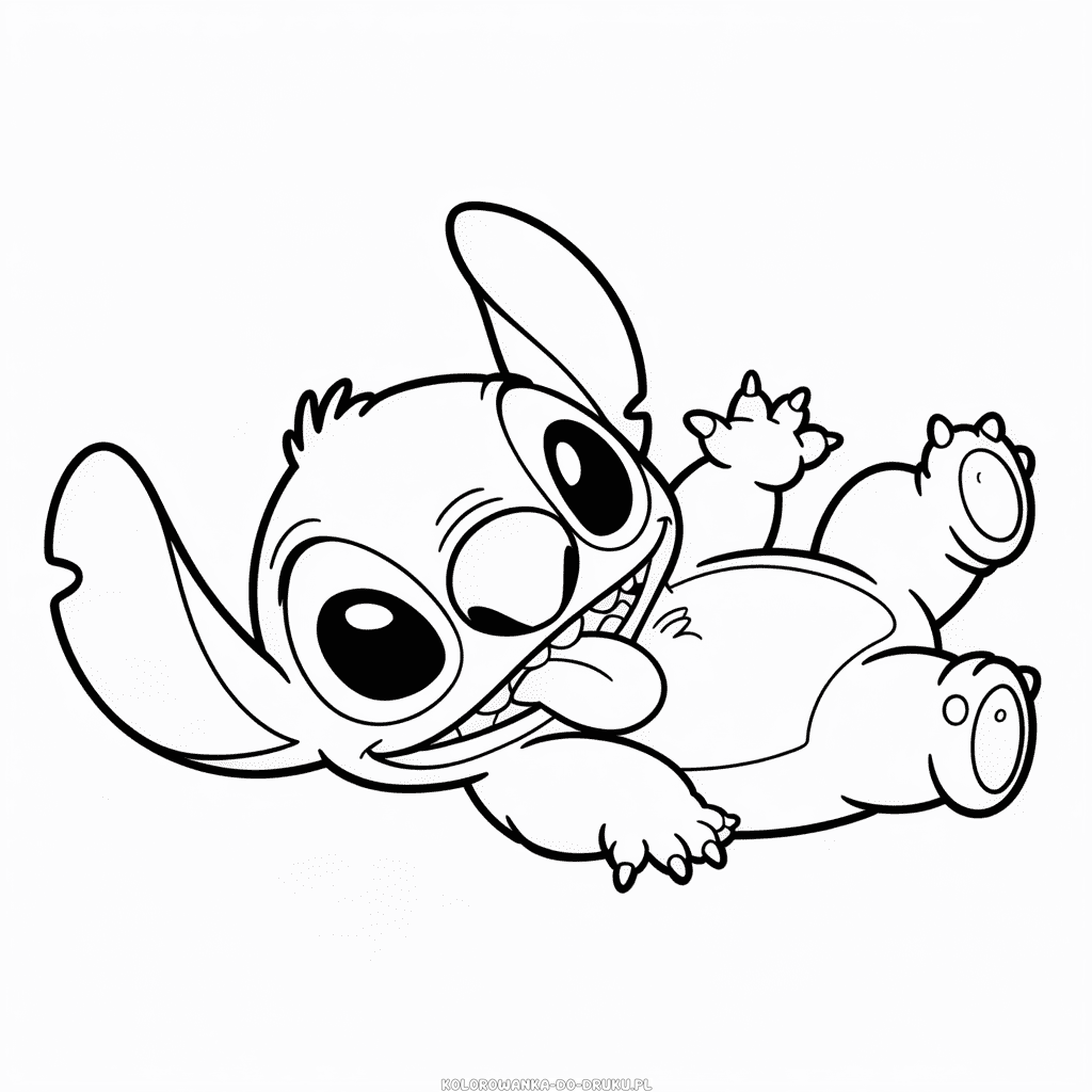Kolorowanka Uroczy Stitch