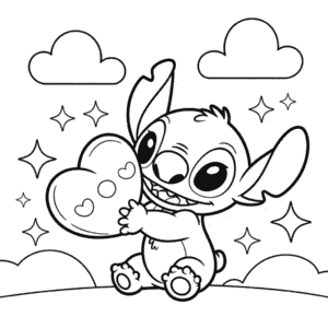 Kolorowanka Uroczy Stitch