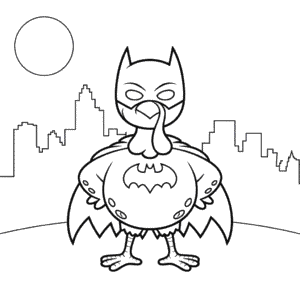 Kolorowanka Batman Indyk