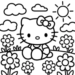 Kolorowanka Do Wydrukowania Hello Kitty