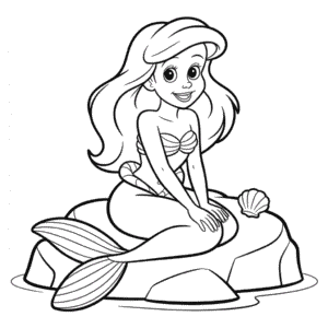 Kolorowanka Ariel