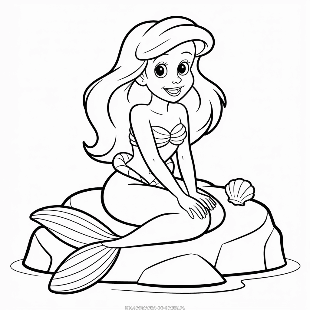 Kolorowanka Ariel