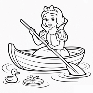 Kolorowanka Disney Królewna Śnieżka w Łodzi