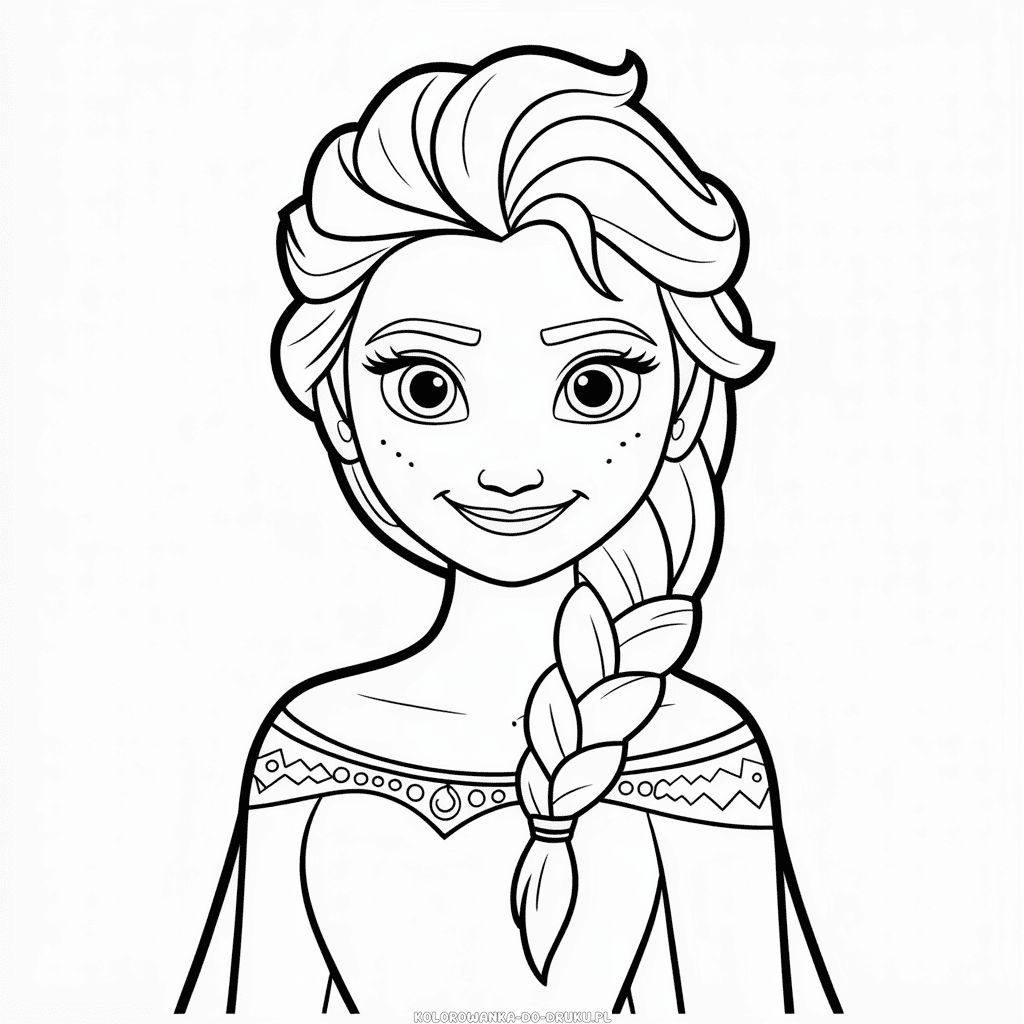 Kolorowanka Elsa